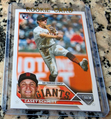 Casey schmitt 2023 topps - schmitt,