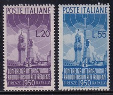U961 REPUBBLICA – Radiodiffusione, serie n. 623/624 – MNH**