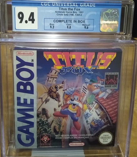 Nintendo gameboy titus the fox - gameboy,