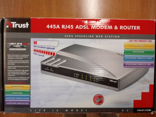 Modem router adsl trust - modem/router,
