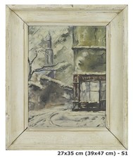 QUADRO AD OLIO FRANCIA 1950