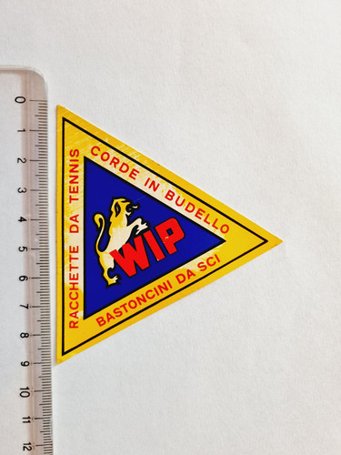 Adesivo wip tennis sci sticker - tennis,