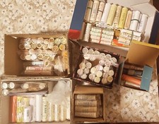 Rotolini in FDC 1, 2, 5, 10, 20, 50, 100, 200, 500, 1000 Lire dal 1951 al 1998