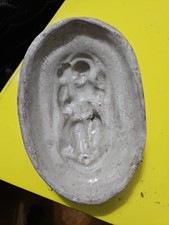 Ceramica Antica 1 FORMINA FORMELLA CALTAGIRONE PASTA BIANCA SICILIA Maiolica 700
