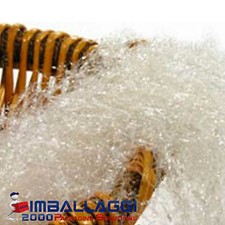 TRUCIOLO DI POLIPROPILENE / PAGLIA per cesti natalizi SINTETICO TRASPARENTE