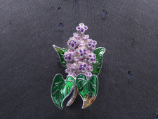 Spilla Vintage Fiori Rosa