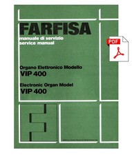 Farfisa vip 400 service - farfisa, vip-400