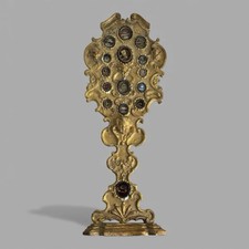 Antico Reliquiario Completo Di