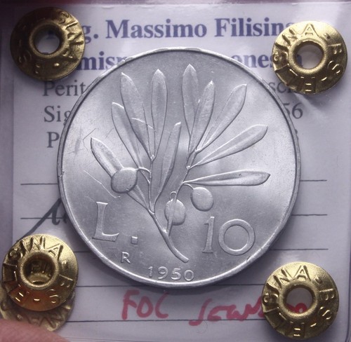 Italia lire pegaso 1950 - italia, 10