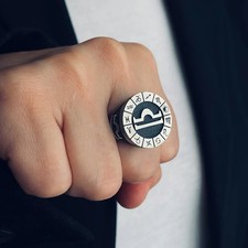 Anello Bilancia Zodiaco