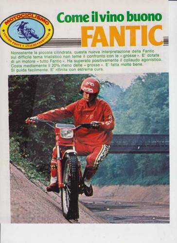 Advertising test fantic - advertising, motor