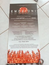 LUCIO BATTISTI - Locandina originale - EMOZIONI tributo spettacolo teatrale