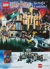Pubblicità Advertising Werbung Italian Clipping 2001 LEGO HARRY POTTER CASTELLO.