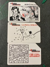 3 SCHEDE TELEFONICHE della