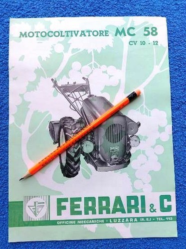 Ferrari motocoltivatore - mc, 58