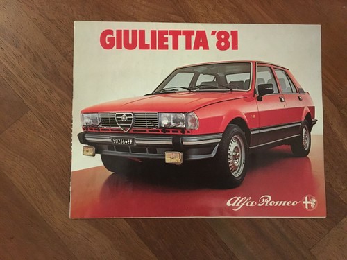 Brochure depliant giulietta - brochure,