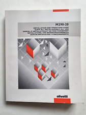 Olivetti M290 M290-20 Manuale