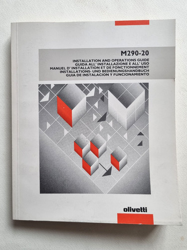 Olivetti m290 - m290, manuale