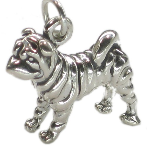 Charm argento sterling - charm, cane