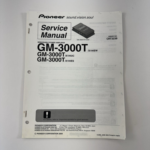 Pioneer amplificatore - pioneer, di
