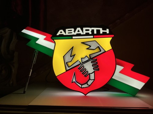 Insegna led abarth luminosa - ,