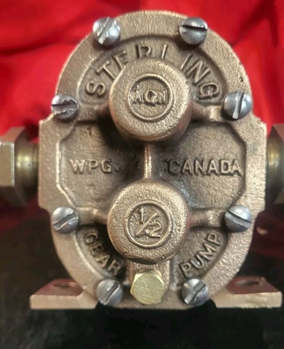 Bronze marine gear pump - pump, 1/2"