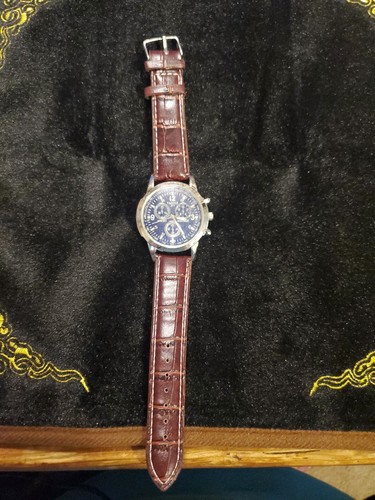 Orologio polso yazole pelle - orologio,