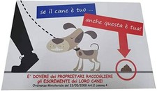 1 CARTELLO FOREX  30X20 CM CACCA DI CANE MERD  DIVERTENTE ALZA LA CACCA DA TERRA