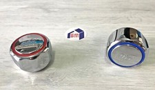 COPPIA MANIGLIE MANOPOLA X RUBINETTO CLASSICO CALDO + FREDDO Attacco 8 X 20