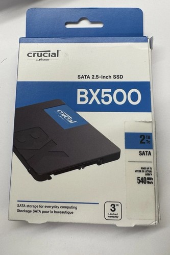 Crucial bx500 2tb ssd nand - crucial, 3d