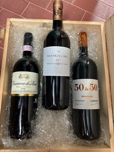 Cassa vini pregiati - vini, (brunello