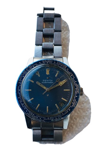 Zenith diver world time ref - world,