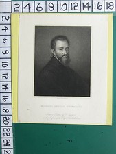 C1840 Antico Stampa ~ Michael