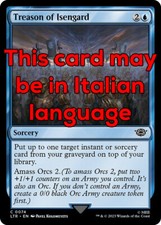 MTG TREASON OF ISENGARD FOIL
