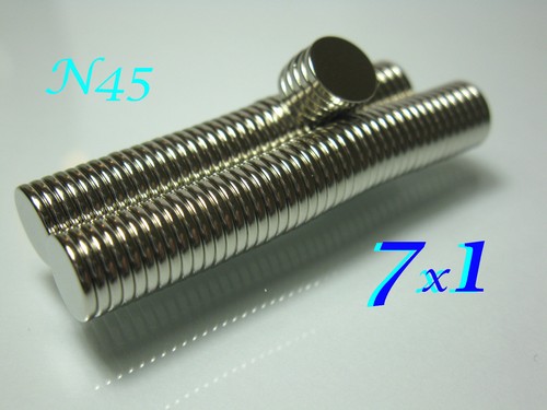 100 magneti neodimio 7x1 - ,