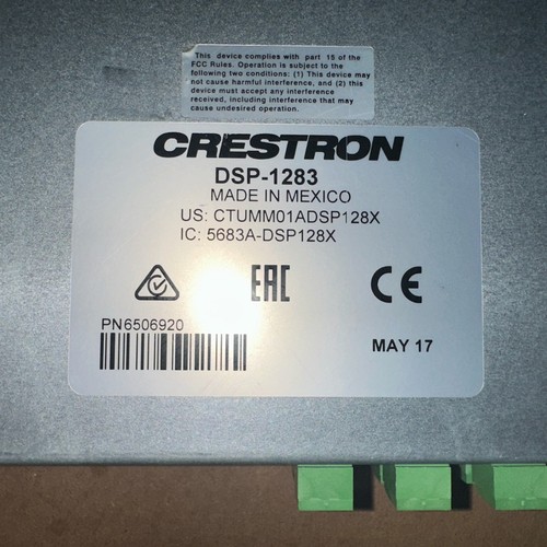 Crestron avia dsp 1283 12x8 - crestron, dsp-1283