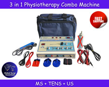 Nuova macchina per fisioterapia US TENS MS combinata 3 in 1 antidolorifico...