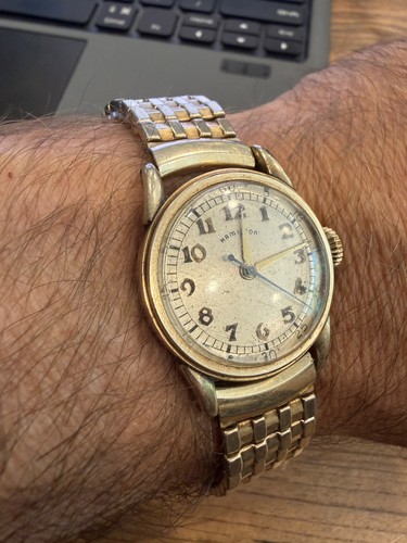 Vintage hamilton 10k gold - vintage,