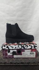STIVALETTO DONNA JEFFREY CAMPBELL HOSHY BLACK  NUBUCK