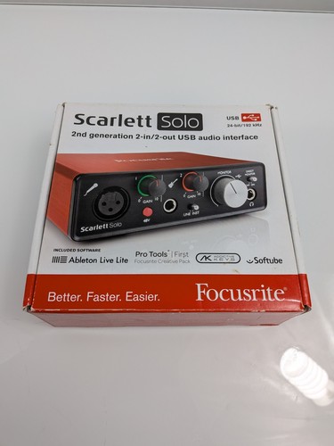 Focusrite scarlett solo - focusrite, 2a