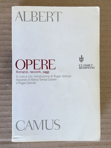 Albert camus opere romanzi - -,