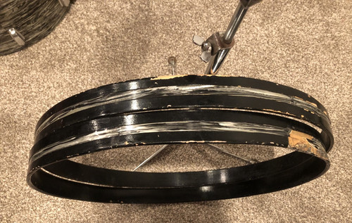 Ludwig oyster black pearl - pearl, 22"