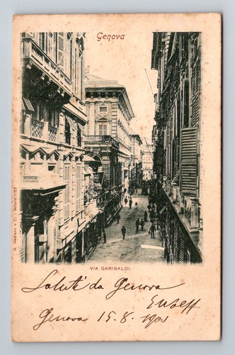 Italia genova via garibaldi - genova,
