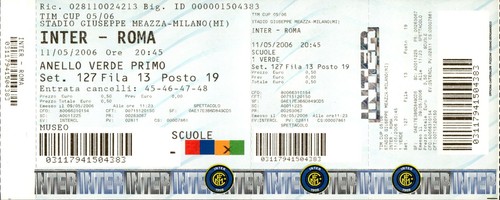 Biglietto stadio inter roma - stadio,
