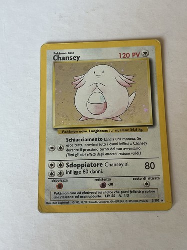 Pokemon chansey 102 - chansey, base