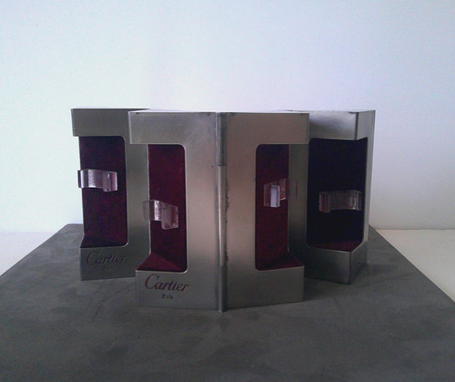Cartier raro espositore cubo - cartier,