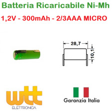 BATTERIA RICARICABILE NI-MH