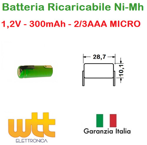 Batteria ricaricabile mh - batteria,