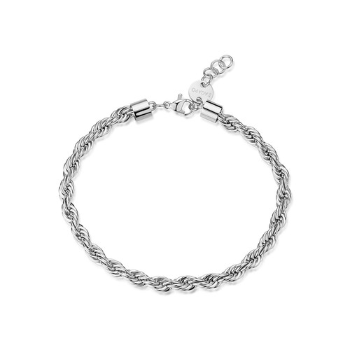 Bracciale acciaio uomo catena - bracciale,