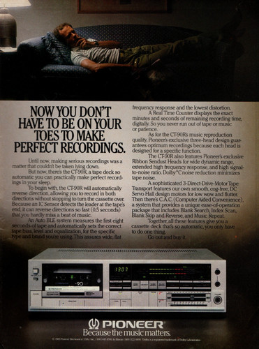 Vintage anni pioneer - anni, 80